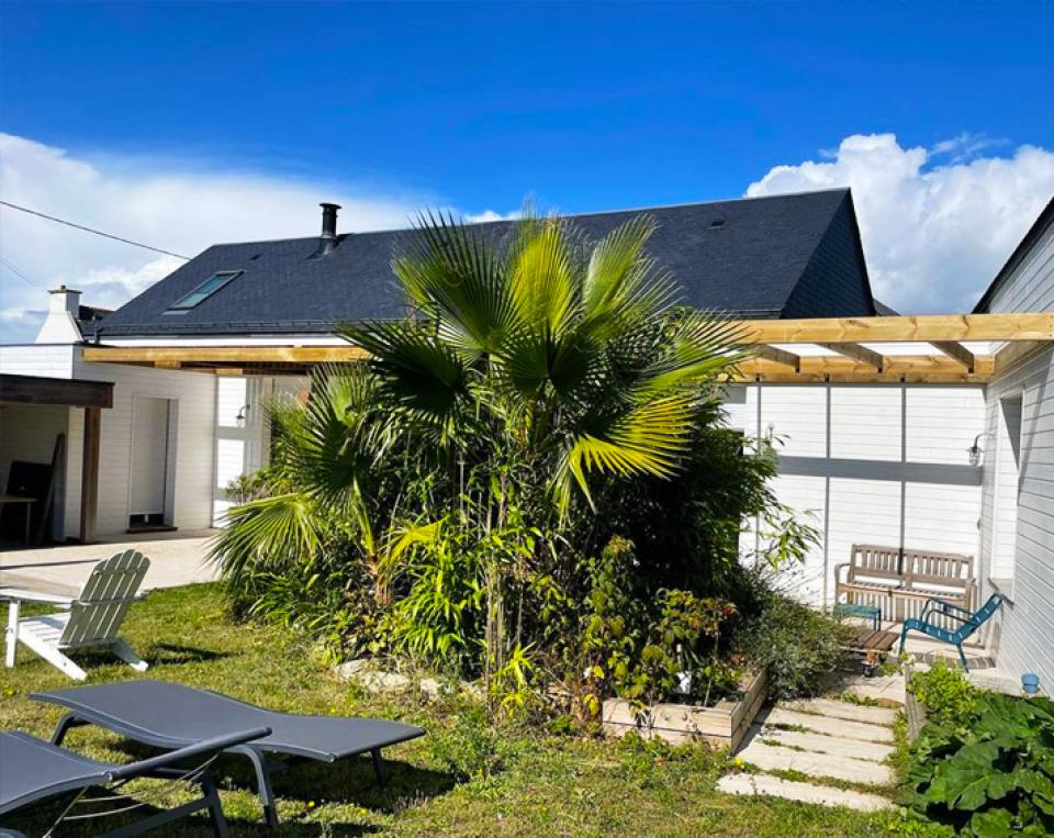 Conception d'un auvent pour une terrasse 